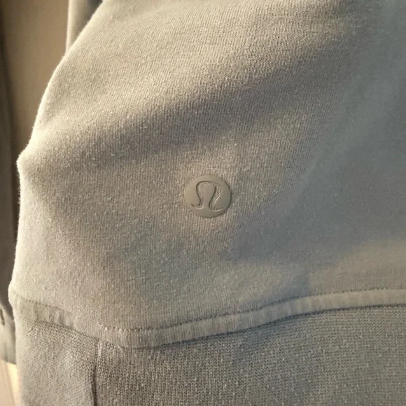 Lululemon Men’s Smooth Spacer Classic-Fit Pullover Hoodie in Blue Willow Size M - Picture 5 of 6